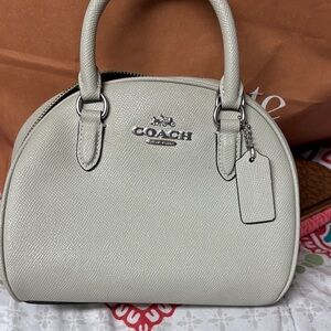 Coach Ivory Satchel Bag